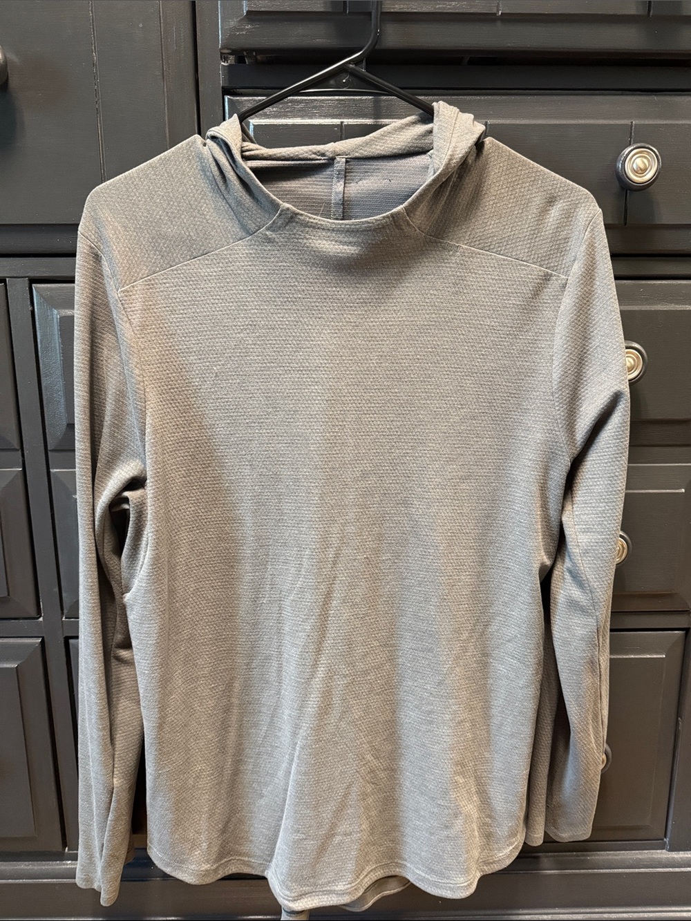 Men's Lightweight Hooded Sweater - Gray